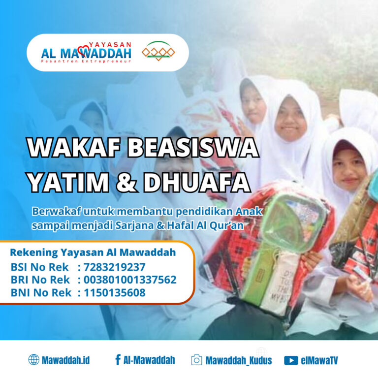 WAKAF BEASISWA YATIM & DHUAFA